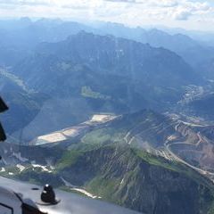 Flugwegposition um 14:36:52: Aufgenommen in der Nähe von Gemeinde Vordernberg, 8794, Österreich in 2524 Meter